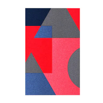 Acoustic Wall Art Panels SHAPES 3 lava swatch on white background Decormania UK